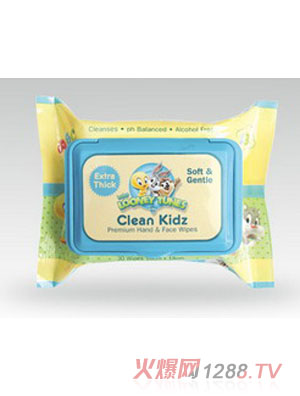 科靈兔八哥30片帶蓋濕巾