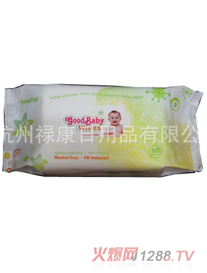 80片裝無(wú)酒精嬰兒濕巾