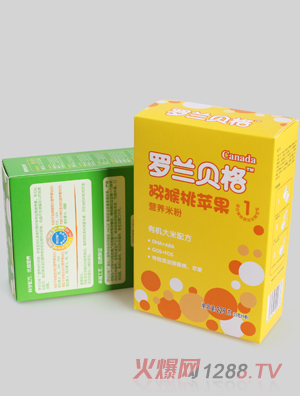 羅蘭貝格獼猴桃蘋(píng)果營(yíng)養(yǎng)米粉1段