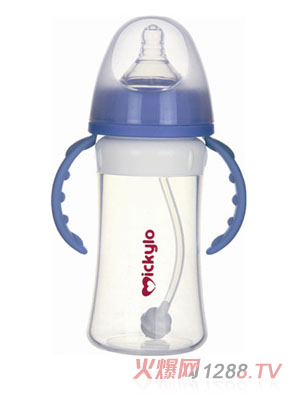 米奇樂硅膠寬口自動(dòng)奶瓶240ml