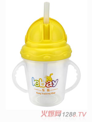 樂(lè)蓓嬰幼兒學(xué)飲杯6906黃色