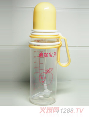 迪加寶貝pp活動柄直身自動大奶瓶250ml