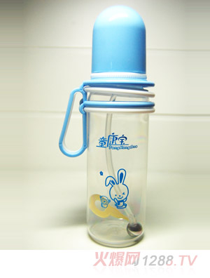 童康寶pp活動柄直身自動大奶瓶250ml