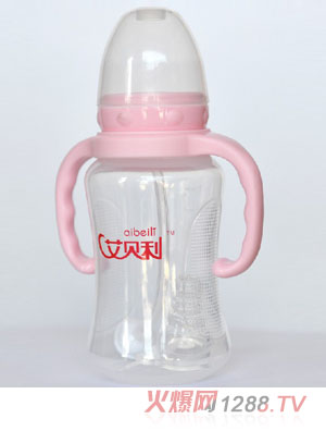 艾貝利PP標準口徑210ml帶柄奶瓶