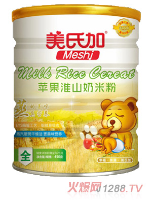 美氏加蘋果淮山奶米粉