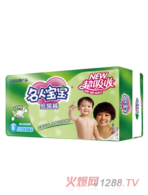 名人寶寶紙尿褲超吸收系列L碼56片