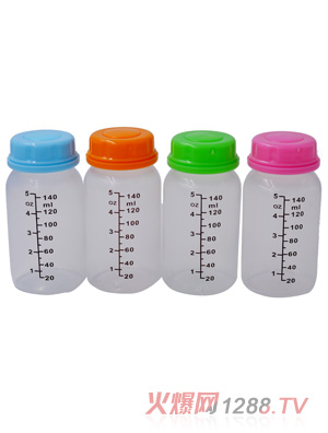 喂嗨皮140ml4只裝標(biāo)口PP母乳儲(chǔ)奶瓶