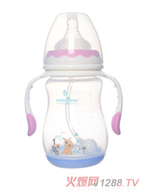 媽咪樹感溫底品pp奶瓶250ml