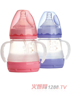 功夫?qū)氊怭P寬口防脹氣小奶瓶