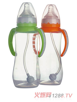 功夫?qū)氊怭P標(biāo)口青瓜帶柄自動(dòng)大奶瓶