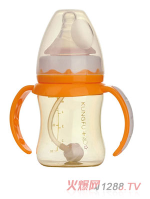 功夫?qū)氊怭PSU寬口自動(dòng)小奶瓶