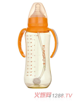 功夫?qū)氊怭PSU弧形自動(dòng)大奶瓶