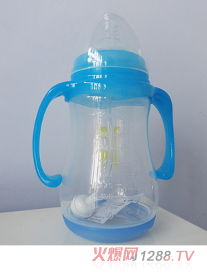 夢(mèng)姿嬰兒pp奶瓶藍(lán)色