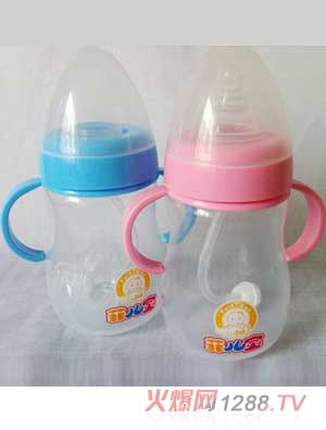 菲兒寶300ML寬口PP全自動奶瓶（粉藍(lán)）