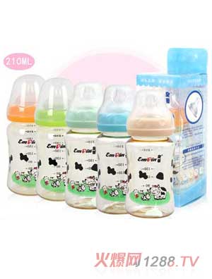 皇嬰寬口PPSU奶瓶210ML
