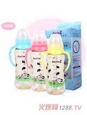 皇嬰標(biāo)口PPSU自動奶瓶280ML
