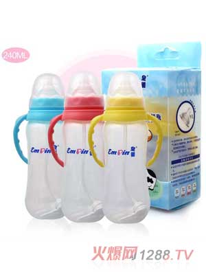 皇嬰標(biāo)口PP自動奶瓶240ML