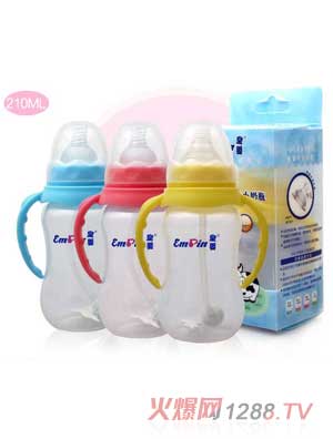 皇嬰標(biāo)口PP自動奶瓶210ML
