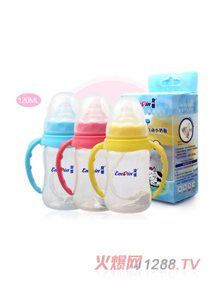 皇嬰標(biāo)口PP自動奶瓶120ML