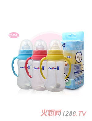 皇嬰標(biāo)口PP自動奶瓶210ML