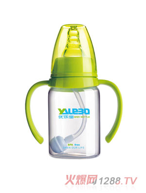 優(yōu)樂寶PP標(biāo)準(zhǔn)口徑有柄自動(dòng)奶瓶120ML(S)