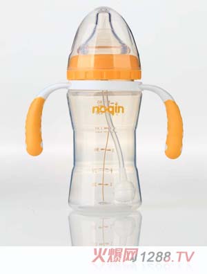 諾親ppsu奶瓶 黃色