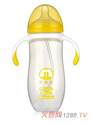 美凱蒂PP奶瓶黃色