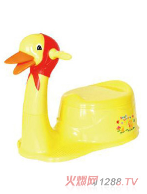 陽(yáng)光兔鴨子座便器黃色