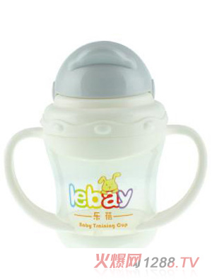 陽光兔企鵝吸管訓(xùn)練杯180ML灰色