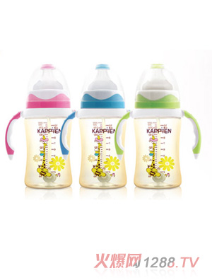 卡比恩PPSU奶瓶240ml-磨砂實(shí)感奶嘴