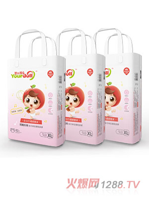 優(yōu)兒得樂親體紙尿褲M（50片)