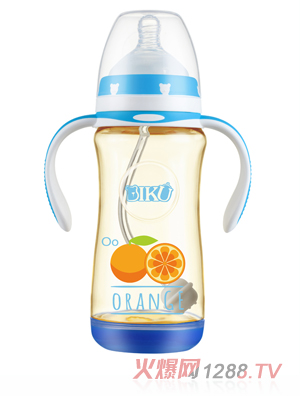 比酷熊ppsu奶瓶-橙子圖案