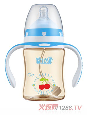 比酷熊ppsu奶瓶-櫻桃圖案