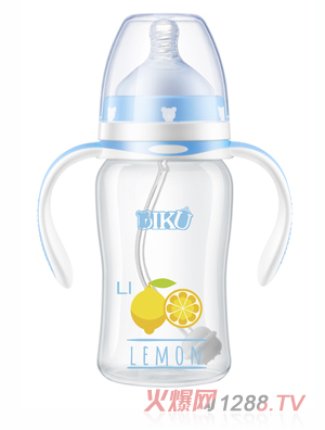 比酷熊PP奶瓶-檸檬圖案