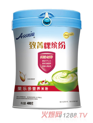 Assnia致菁粿繽紛果樂多營養(yǎng)米粉罐裝