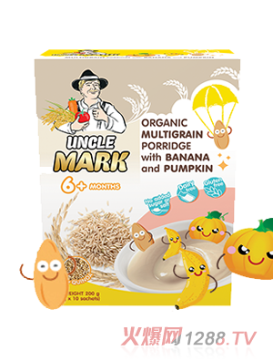 米克叔叔茉莉香糙米混合谷物米粉（藜麥+香蕉+南瓜）