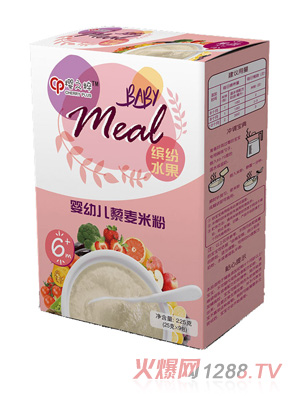 櫻之粹嬰幼兒藜麥米粉盒裝繽紛水果