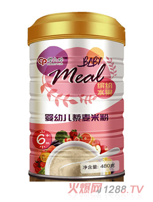 櫻之粹嬰幼兒藜麥米粉聽裝繽紛水果