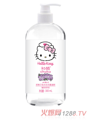 Hello Kitty初酷銀離子免洗手消毒凝膠（植物萃?。?00ml