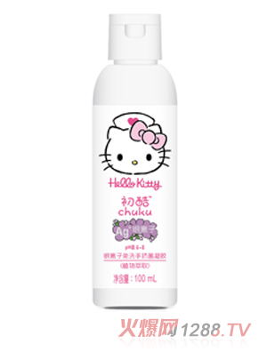 Hello Kitty初酷銀離子免洗手抗菌凝膠（植物萃?。?00ml