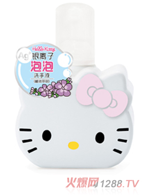 Hello Kitty初酷銀離子泡泡洗手液（植物萃?。?00ml