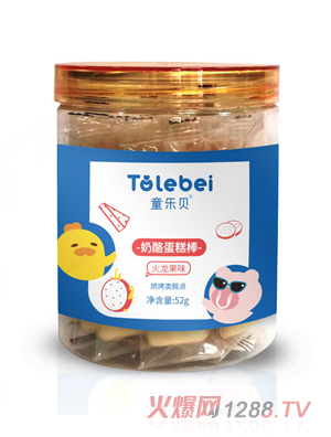 童樂貝奶酪蛋糕棒火龍果味