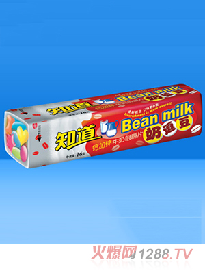 知道奶逗豆鈣加鋅牛奶咀嚼片