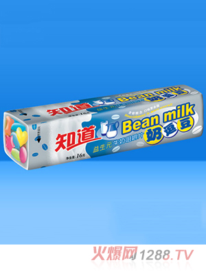知道奶逗豆益生元牛奶咀嚼片