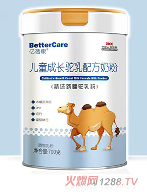 億蓓康兒童成長駝乳配方奶粉