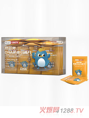 悠蓓奧DHA藻油小滴丸凝膠糖果（無(wú)糖型）30粒