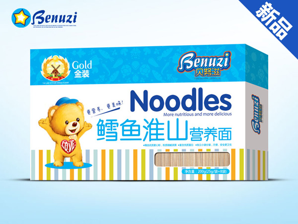 貝努滋鱈魚淮山面條盒裝