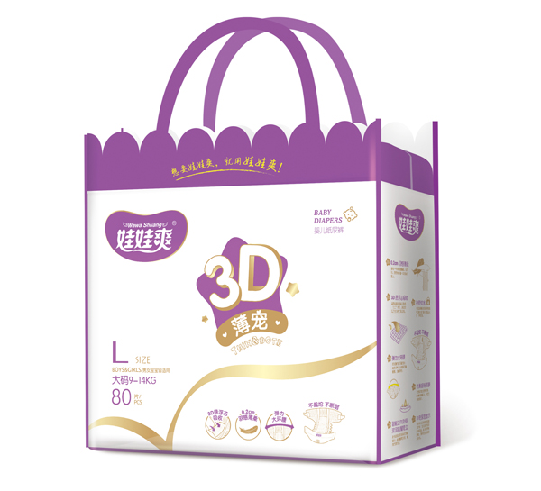 娃娃爽3D薄寵嬰兒紙尿褲 禮品裝L80
