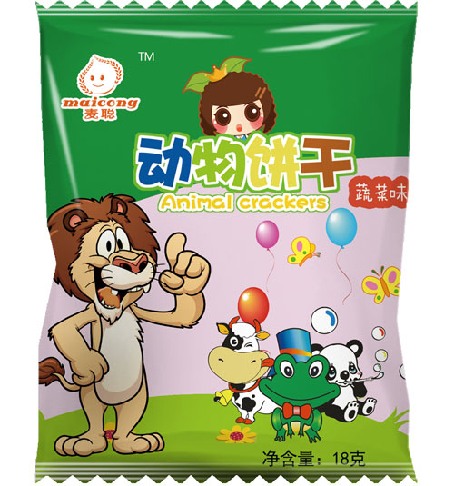 麥聰動物餅干蔬菜味