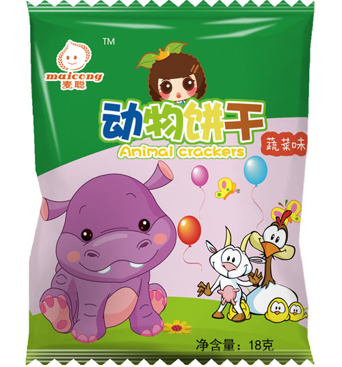 麥聰動物餅干蔬菜味